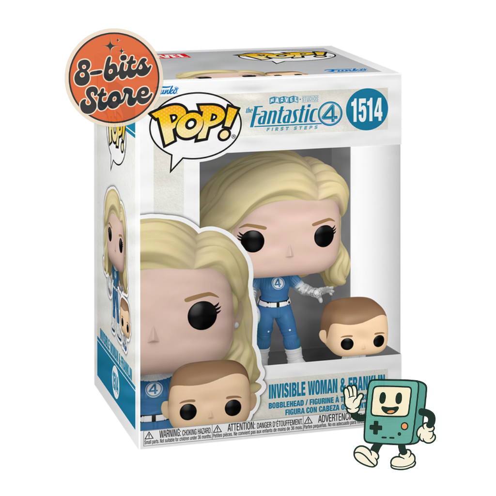 👩‍👦 Funko Pop! & Buddy Invisible Woman & Franklin – Fantastic Four: First Steps (#1514)