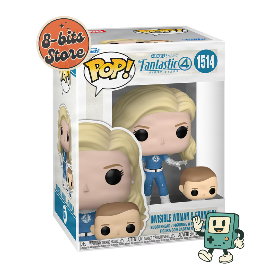 👩‍👦 Funko Pop! & Buddy Invisible Woman & Franklin – Fantastic Four: First Steps (#1514)