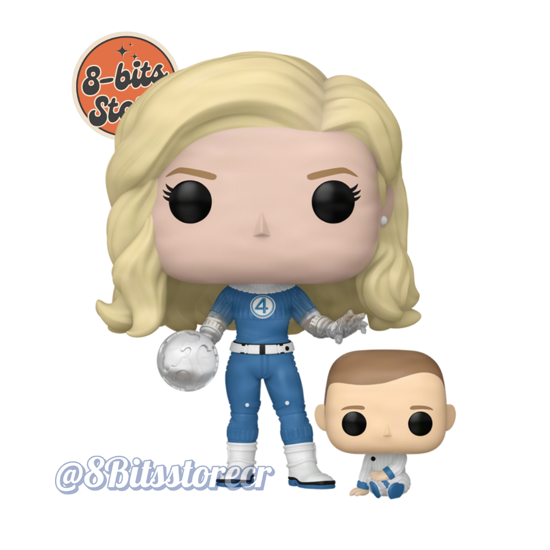 👩‍👦 Funko Pop! & Buddy Invisible Woman & Franklin – Fantastic Four: First Steps (#1514)