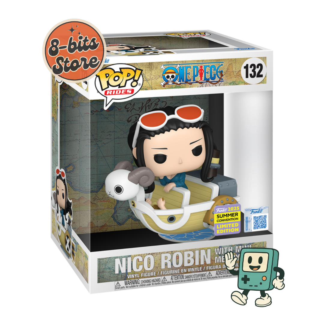 🛥️ Funko Pop! Rides Deluxe Nico Robin with Mini Merry II – One Piece (#132) 🛥️